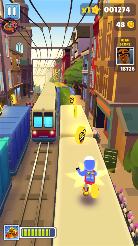 地铁跑酷殃毁是帅哥版本截图2