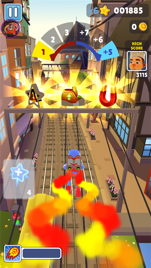 地铁跑酷锅铲顶尖版本笑脸金币魔改版截图3