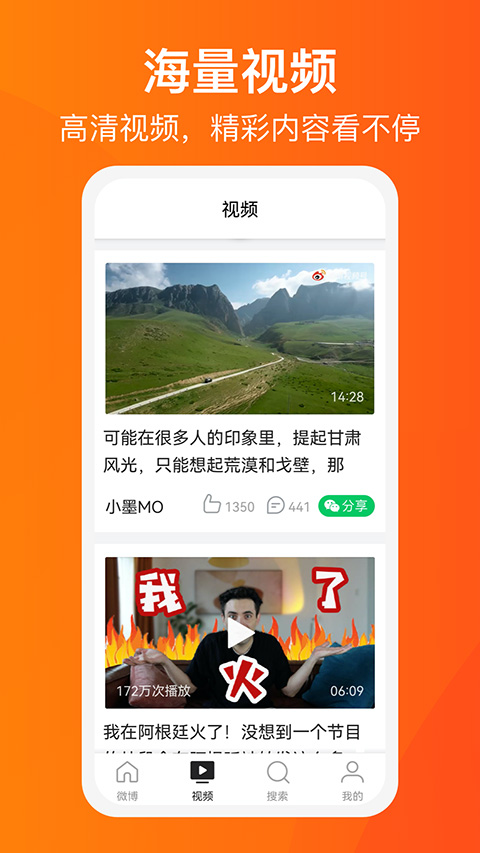 新浪微博大字版app截图2