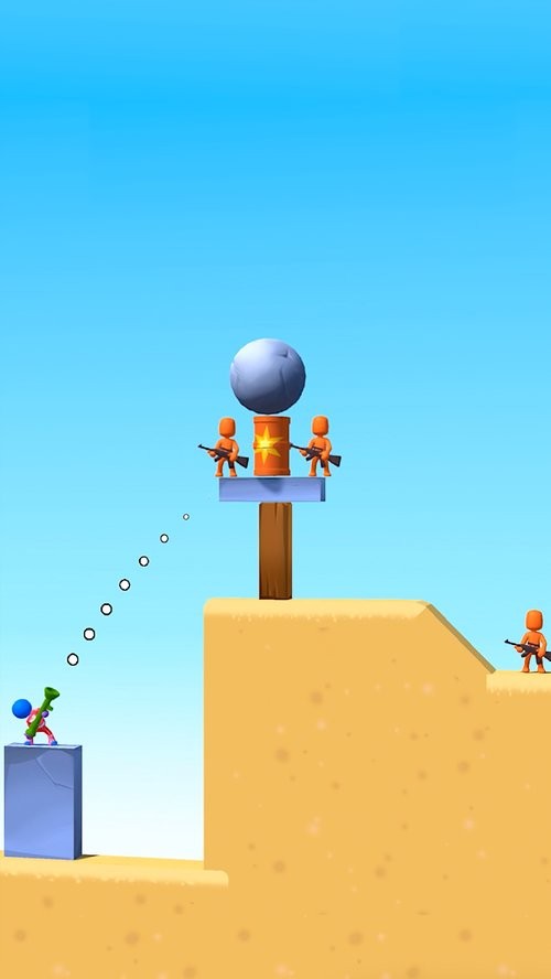 火箭筒男孩无限金币版(Bazooka Boy)截图1