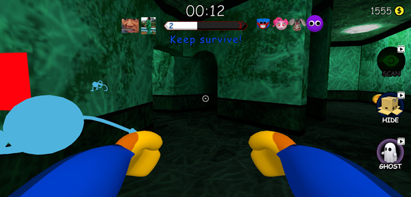 切尔西追逐游戏(Nextbots Backroom Chasing Time)截图3