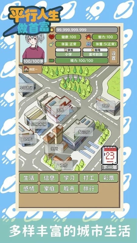 平行人生做首富破解版内置修改器折相思截图2