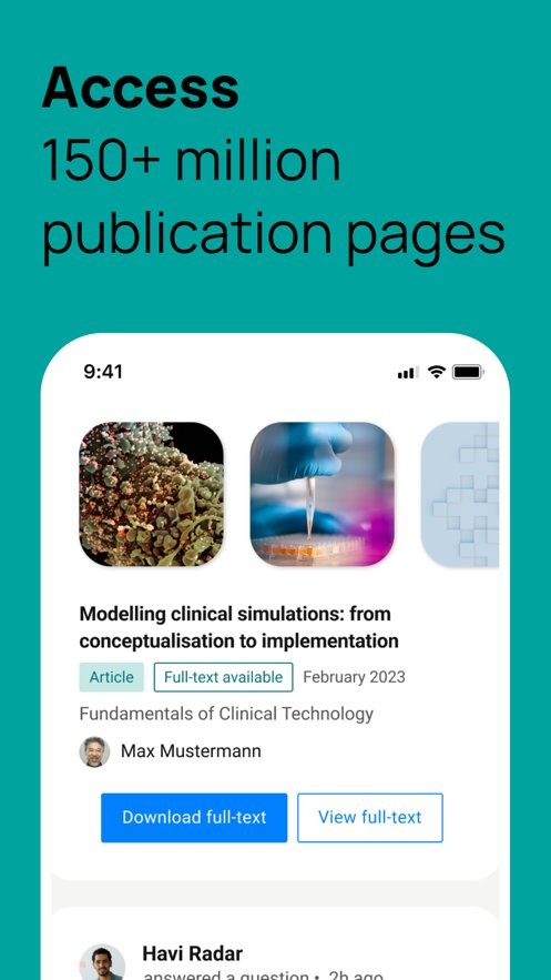 researchgate app手机版截图3