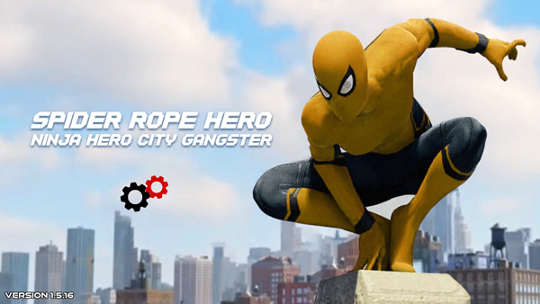 蜘蛛侠英雄横扫纽约最新版(Spider Rope Hero)截图1