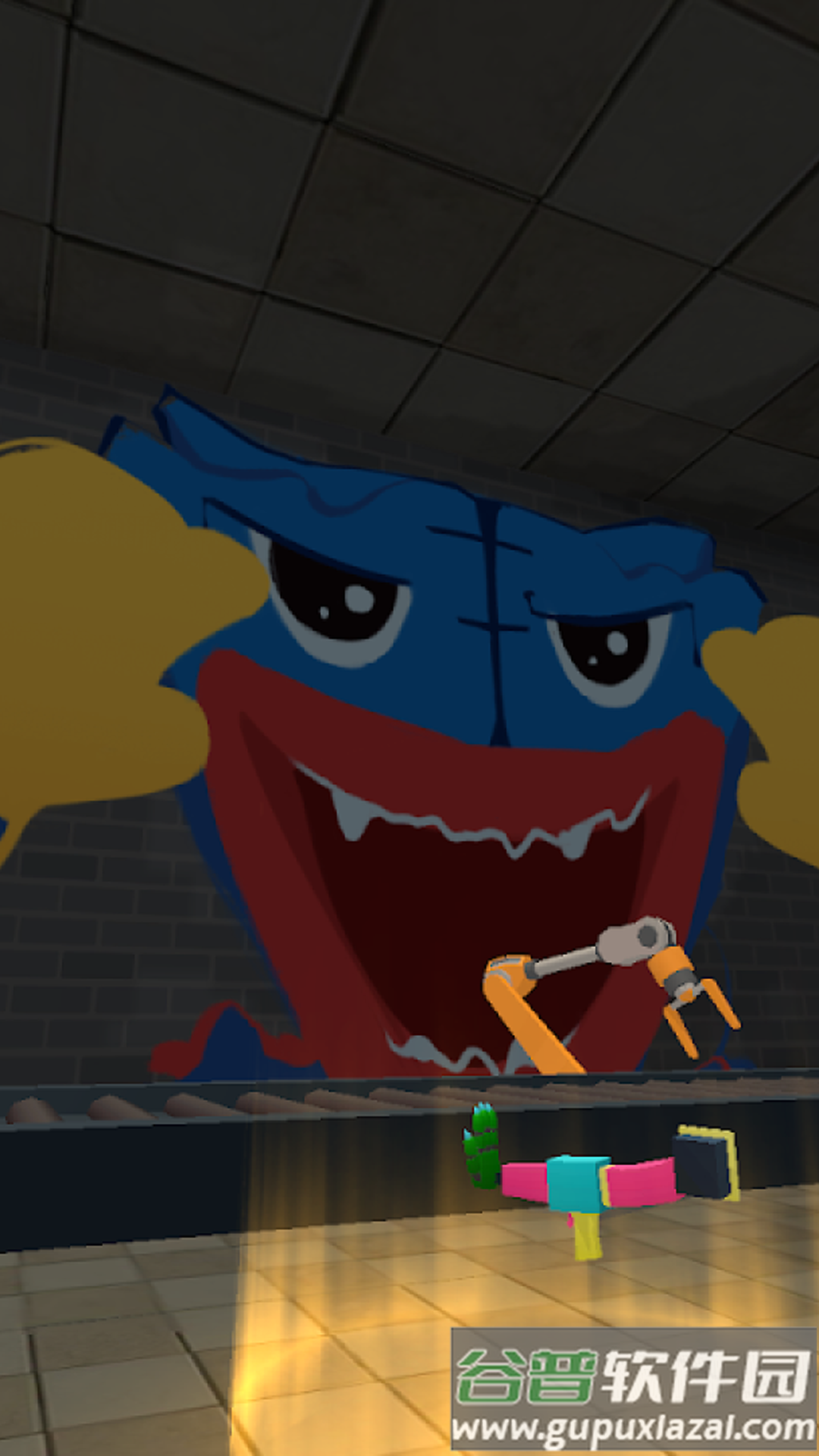 蓝色怪物逃脱游戏(Blue Monster Escape)截图1