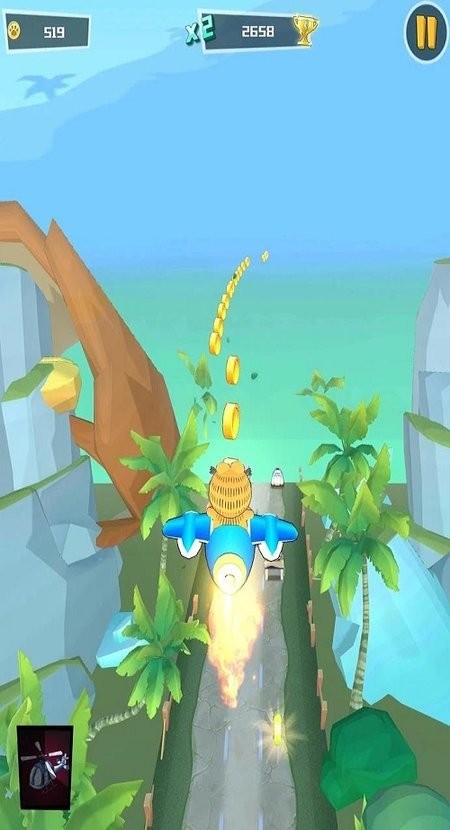 加菲猫欢乐跑破解版截图3
