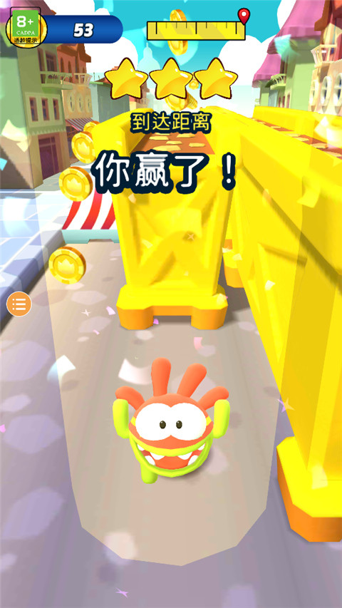 奥姆跑酷游戏中文版(Om Nom: Run)截图2