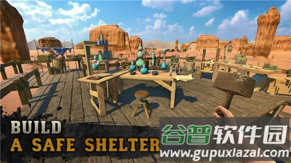 木筏生存沙漠游民手游下载(Desert Nomad)截图1