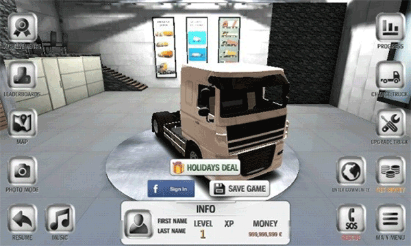英国卡车模拟手机版(Truck Simulator Europe)截图1
