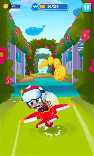 汤姆猫空中小队2025最新版(Talking Tom Sky Run)截图1