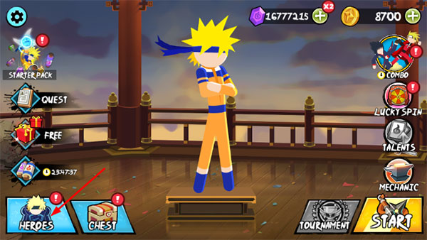 火柴人忍者大战国际服