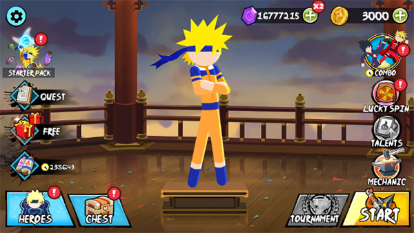 火柴人忍者大战官方正版截图1