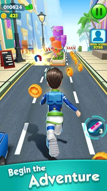 公主铁道酷跑游戏(Subway Princess Runner)截图2