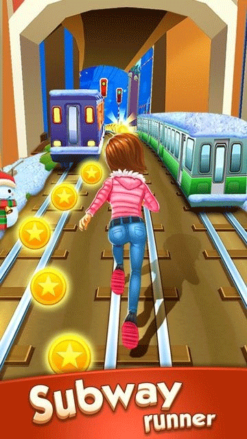 公主铁道酷跑游戏(Subway Princess Runner)截图3