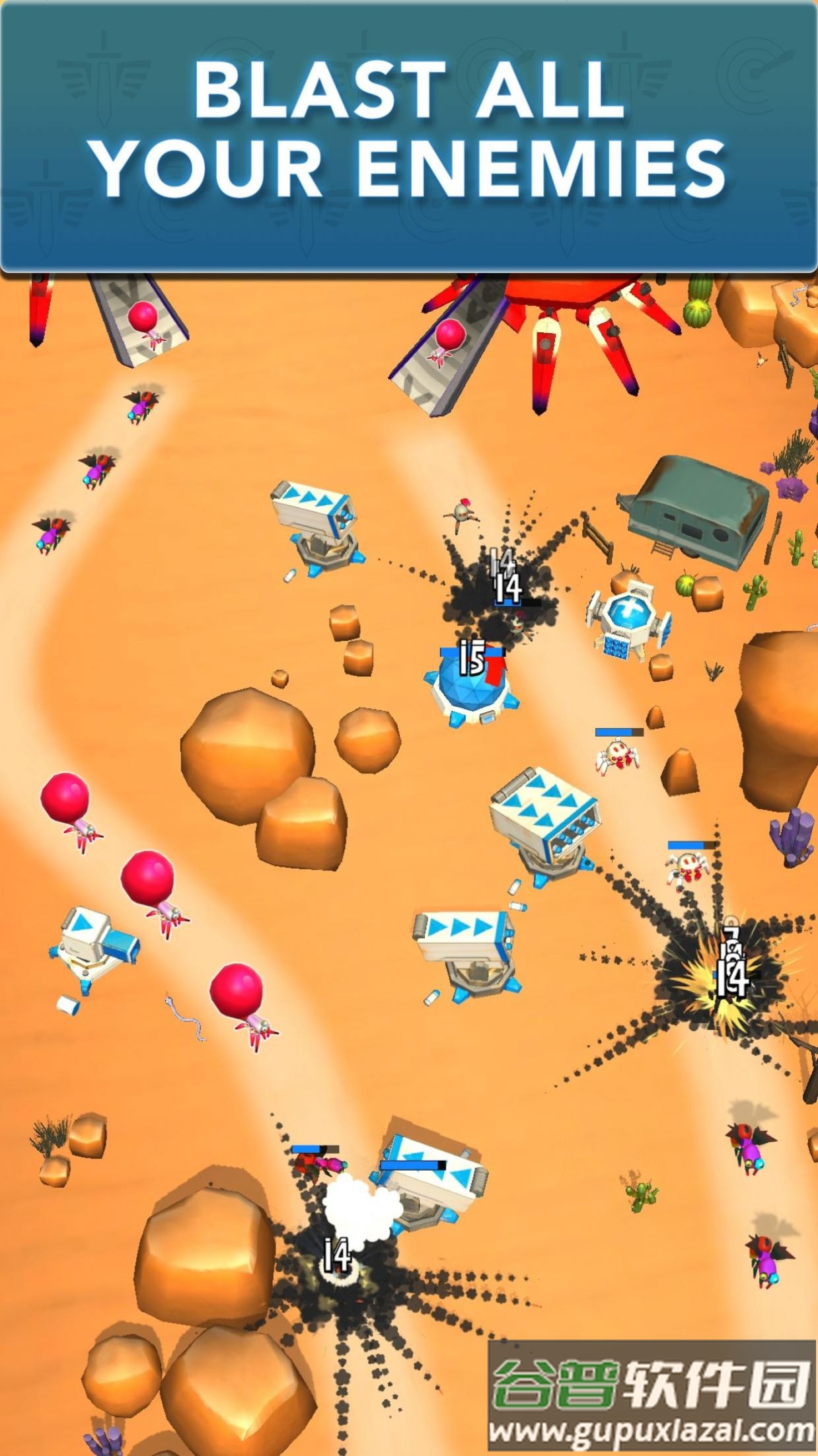 外星人进攻塔防游戏(Tower Defense)截图3