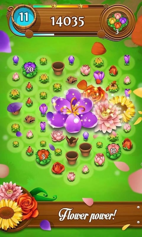 绽放花朵传奇最新版本(Blossom Blast Saga)截图1