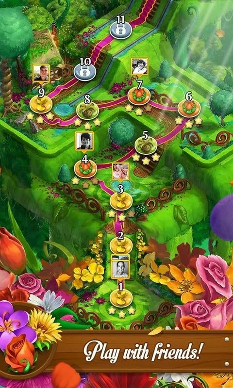 绽放花朵传奇最新版本(Blossom Blast Saga)截图5