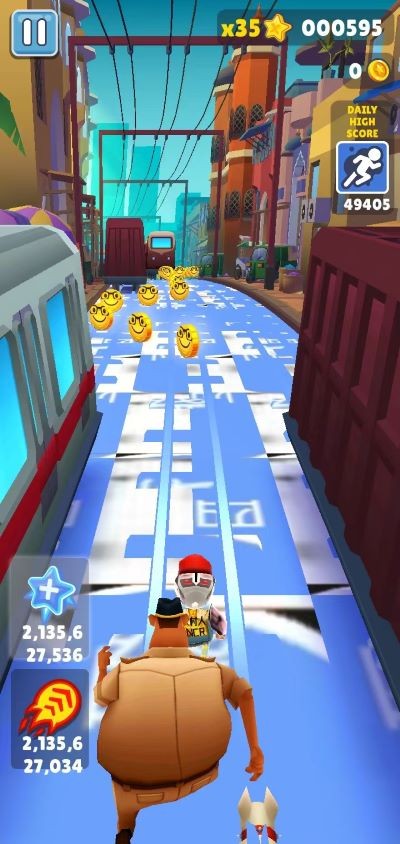 地铁跑酷农村人定制版本(Subway Surf)截图2
