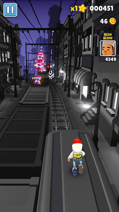 地铁跑酷沙漏金币魔改版(黑白芝加哥沙漏金币)截图3