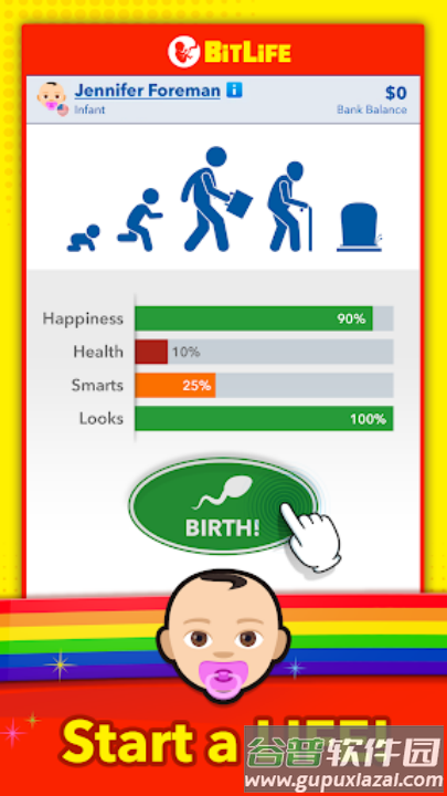 控制人生游戏(BitLife)截图1