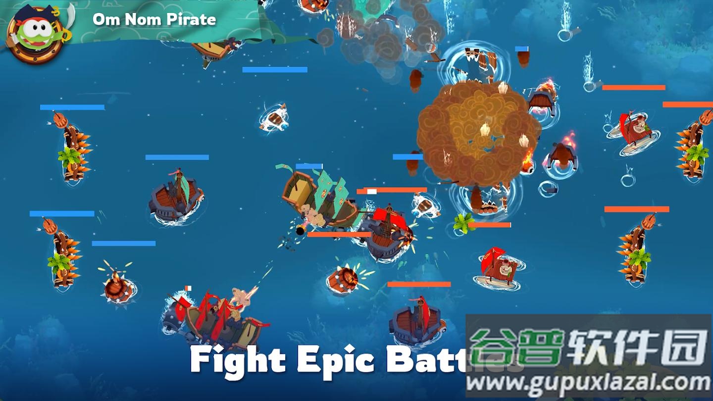 海盗部族游戏下载安装(Om Nom Pirates Clans)截图2