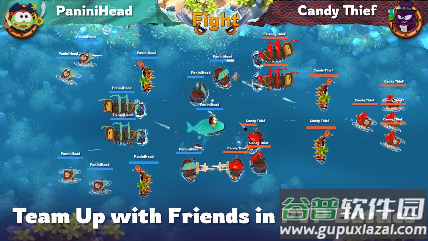 海盗部族游戏下载安装(Om Nom Pirates Clans)截图3