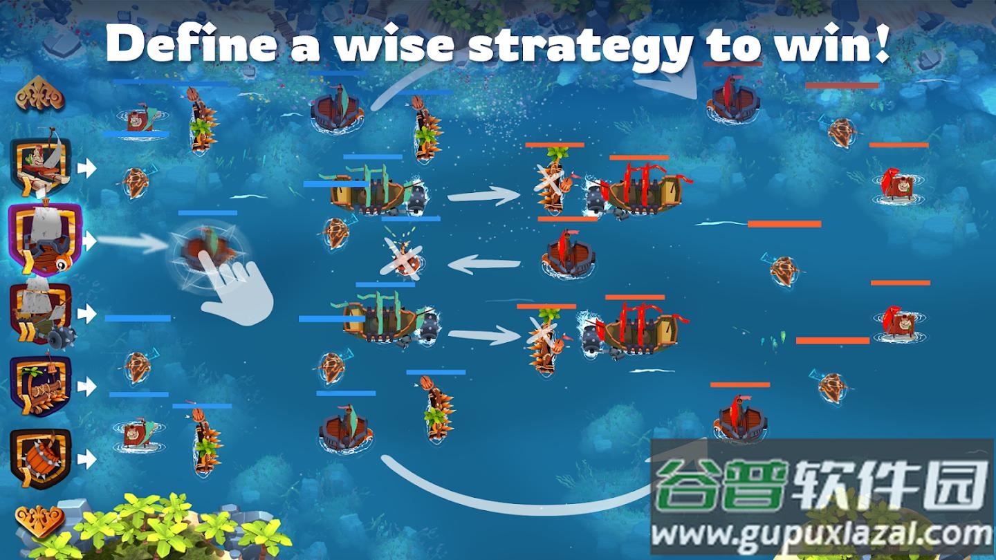 海盗部族游戏下载安装(Om Nom Pirates Clans)截图4