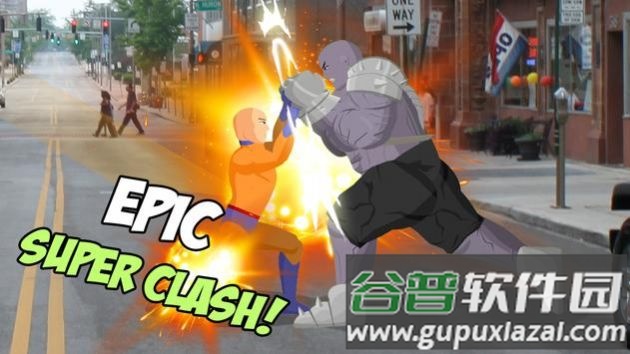 英雄街头斗殴游戏下载安装(Punch Hero vs Mad Monster Street Brawl)截图1