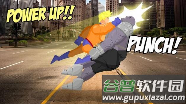 英雄街头斗殴游戏下载安装(Punch Hero vs Mad Monster Street Brawl)截图3