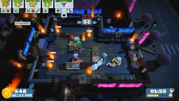 胡闹厨房2(Walkthrought Overcooked)截图3