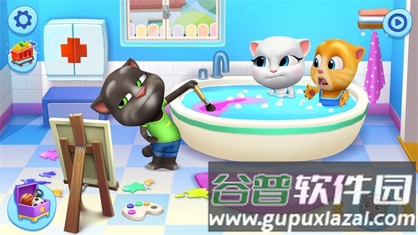 汤姆猫总动员2025破解版无限金币和钻石截图2