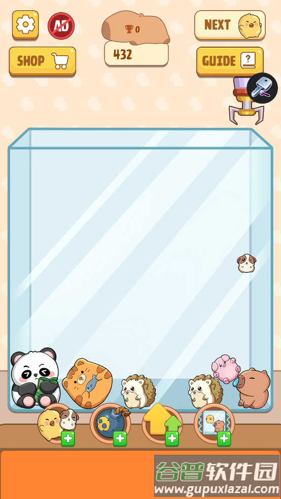 Capybara Merge Drop Game卡皮巴拉合成游戏截图2