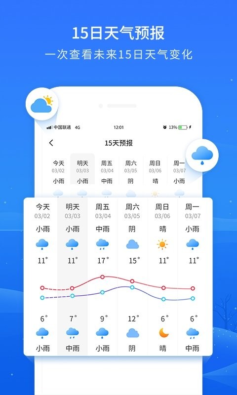 掌上天气预报软件截图2