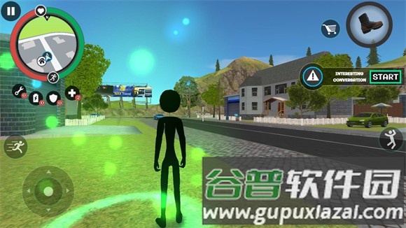 火柴人绳索英雄2v1.1远古版本游戏截图5