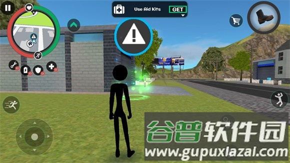 火柴人绳索英雄2v1.1远古版本游戏截图6