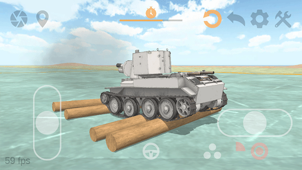 坦克物理模拟器游戏截图1