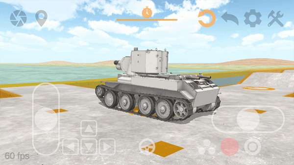 坦克物理模拟器游戏截图2