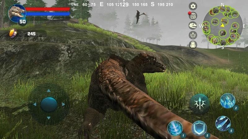 重爪龙模拟器破解版无限生命无限经验(Baryonyx Simulator)截图2
