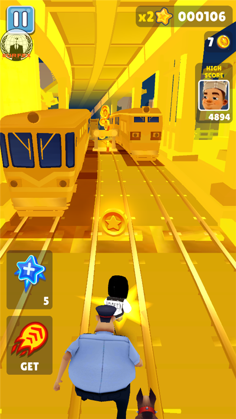 地铁跑酷黄金洛阳定制版本截图3