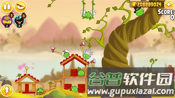 愤怒的小鸟季节版破解版游戏截图1