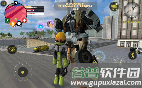 火柴人绳索英雄迈阿密截图1