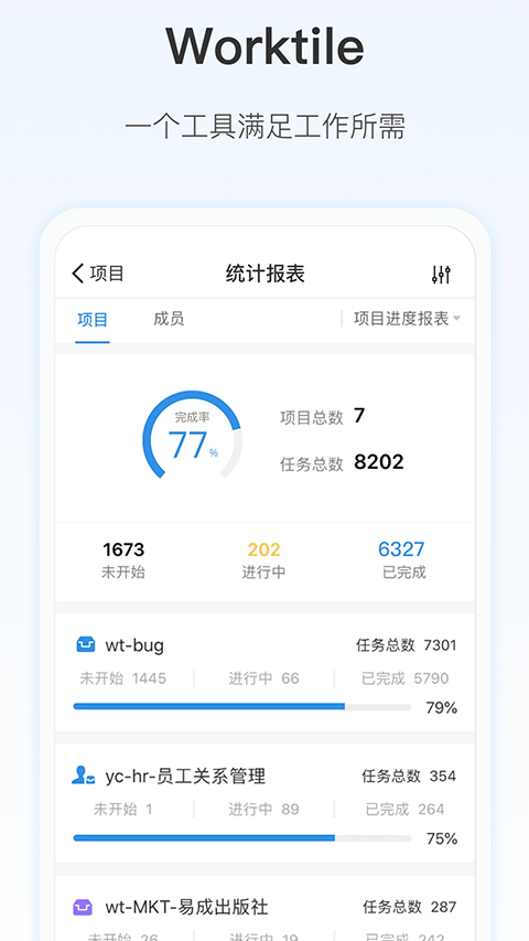 worktile手机版截图1