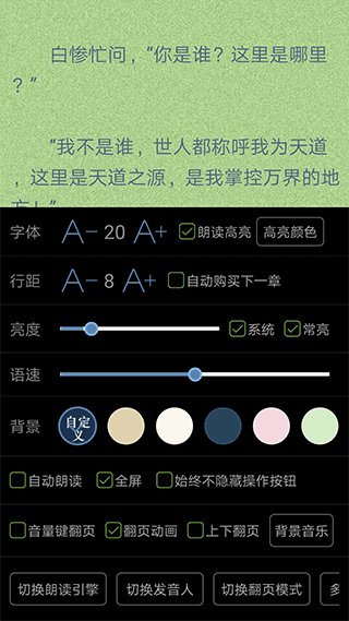 TXT文本听书app截图3