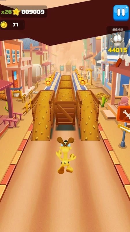 超级跑酷加菲猫无限金币版截图3