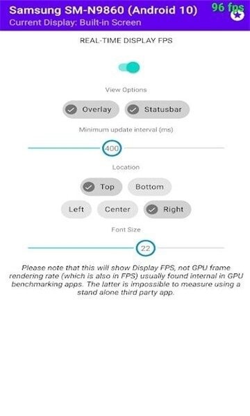 Display FPS帧率显示器截图3