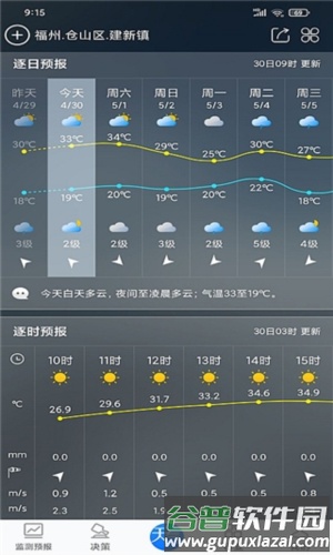 知天气决策版福建版软件功能