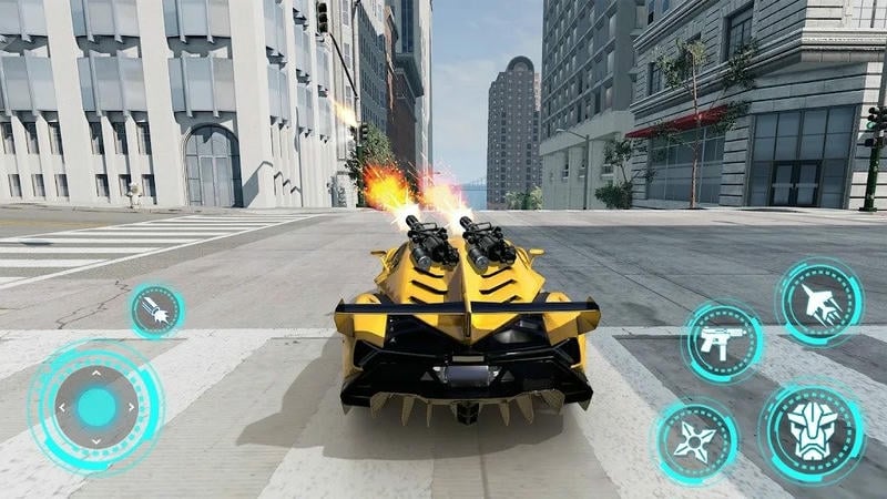 机器人大战破解版(Robot War Car Transform Game)截图2