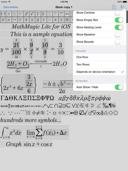 mathtype(MathMagic Lite)截图1