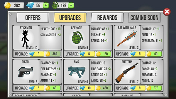 火柴人僵尸射击最新版本(Stick截图2