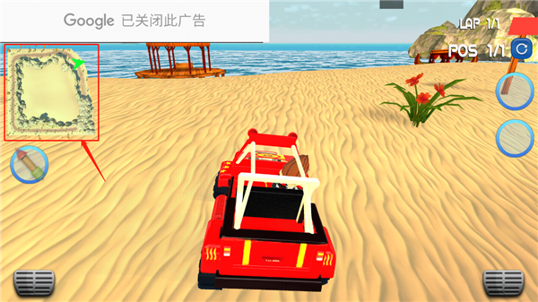 沙滩越野赛车游戏截图2